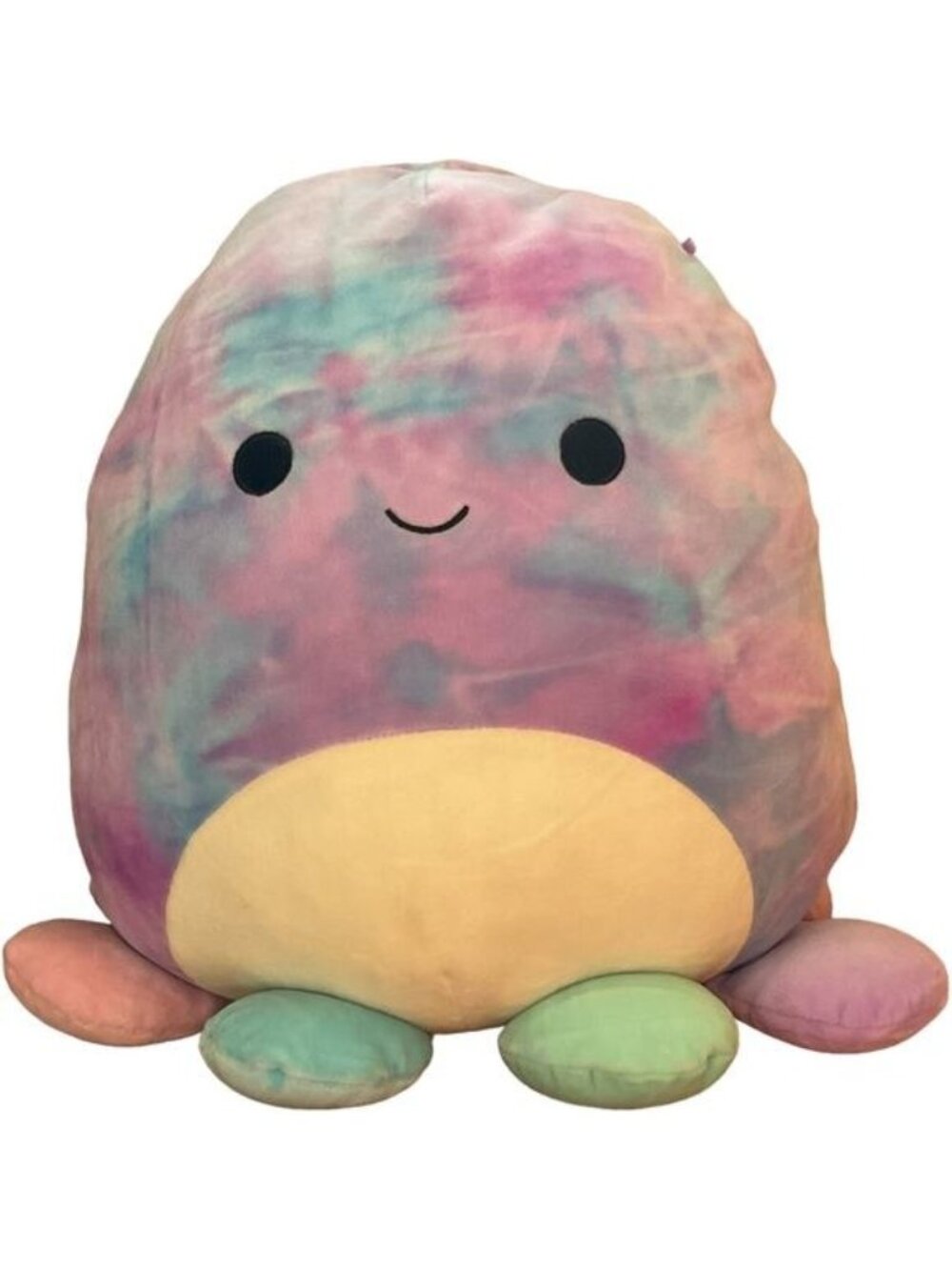 Squishmallow Mary Tie Dye Octopus 16" Pastel Aesthetic Plush Toy Sea Life